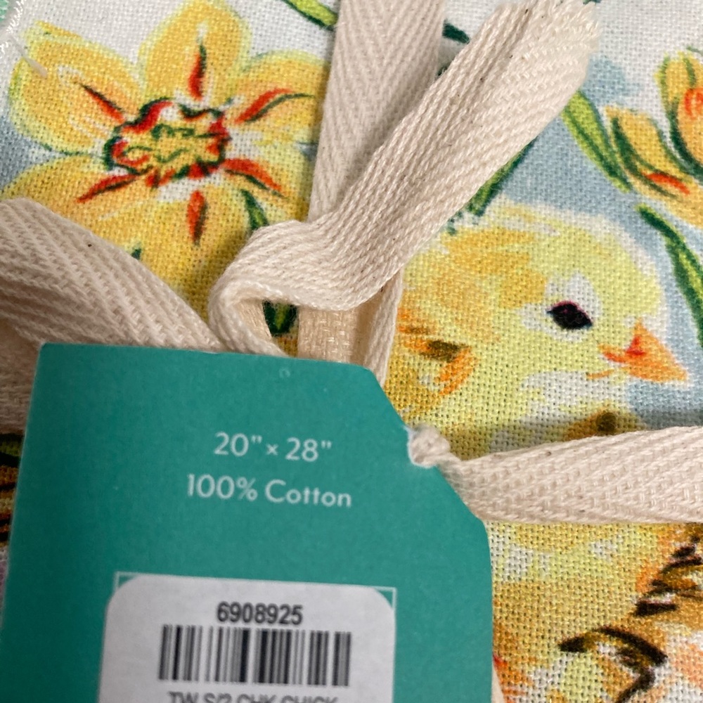 Sur la table 2 Easter towels - Picture 2 of 4